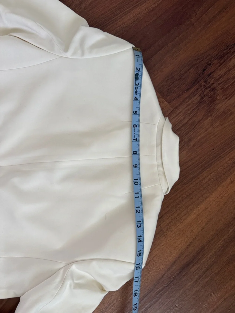 J. Crew Double-Breasted Cream Blazer (Matching pants also listed) - Picture 4 of 8